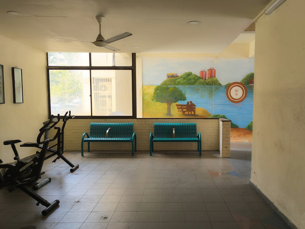 Bright modern medical clinic waiting area in Singapore