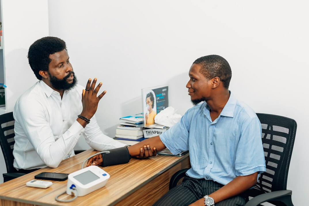 doctor consulting patient